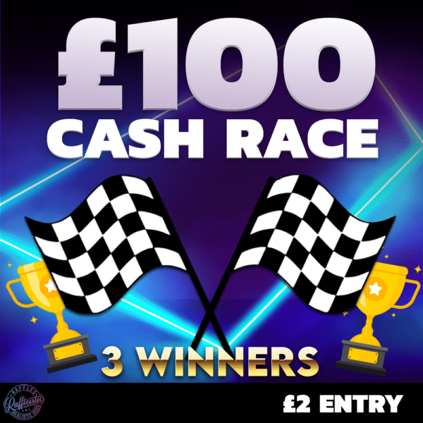 Cash Race! - 3 Winners Of £100!