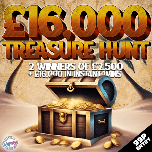 £16,000 Instant Win Treasure Hunt!
