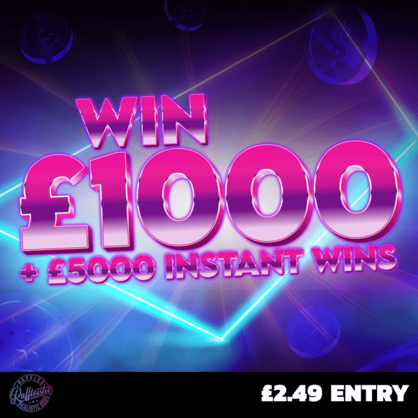 £1000 Cash + £5,000 Instant Wins!