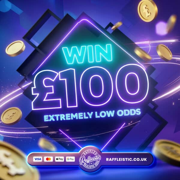 EXTREMELY LOW ODDS - £100!