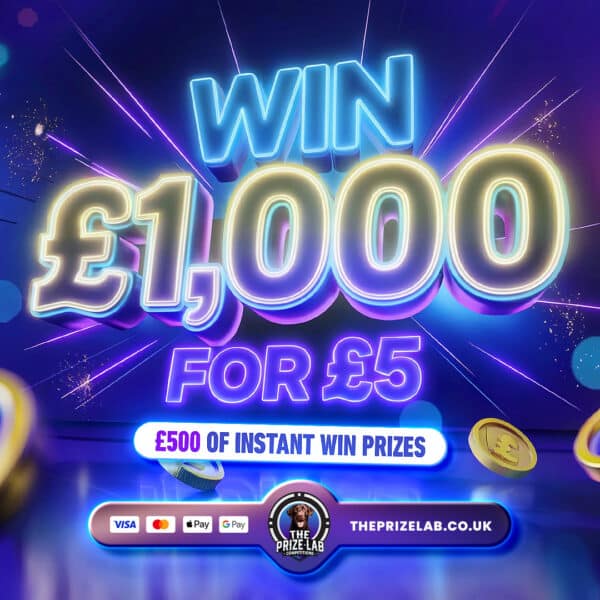 New Year £1,000 & £500 Of Instant Wins - LOW ODDS!