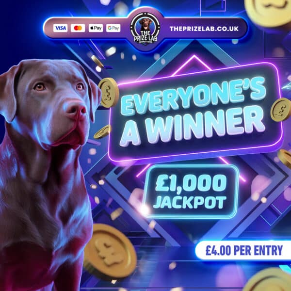 Everyone's A Winner! - £1,000 Main Prize!