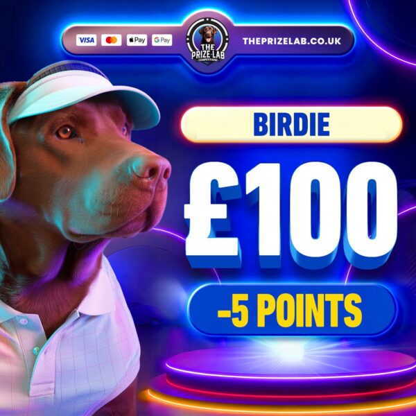 Birdie | £100 Cash! | -5 Points