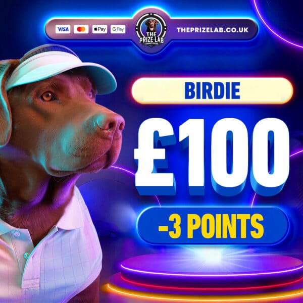 Birdie | £100 Cash! | -3 Points