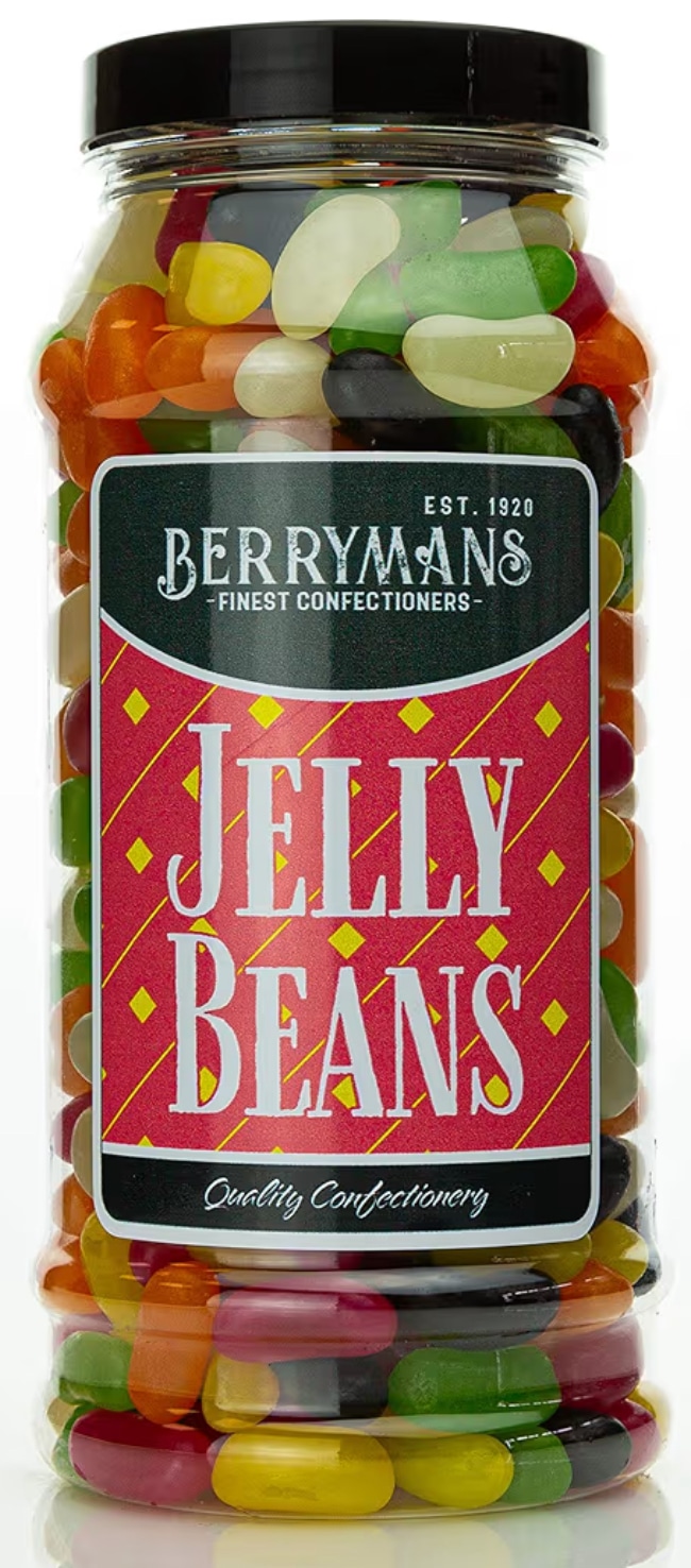 Jelly Beans Retro Sweets Gift Jar