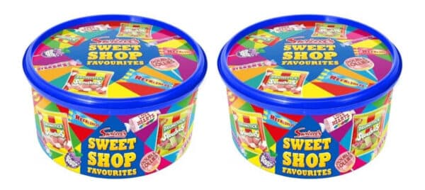Swizzels Sweet Shop Favourites Tub 650g, White (Pack of 2)