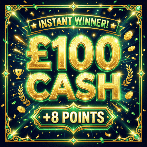 £100 Cash | 8 Points