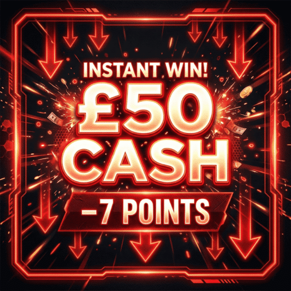£50 Cash | -7 Points