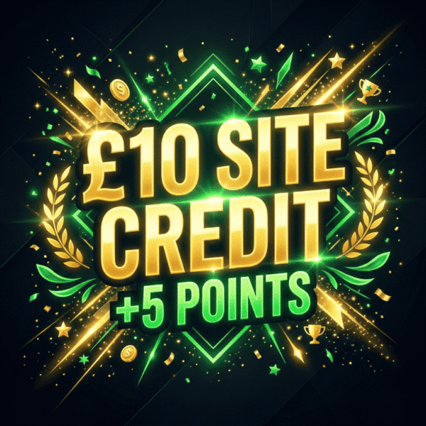 £10 Site Credit | 5 Points