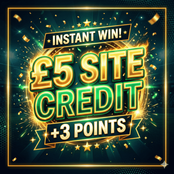 £5 Site Credit | 3 Points