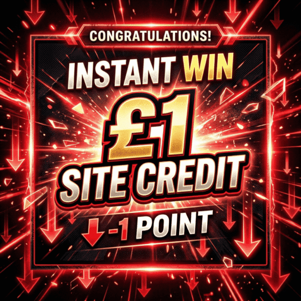 £1 Site Credit | -1 Point