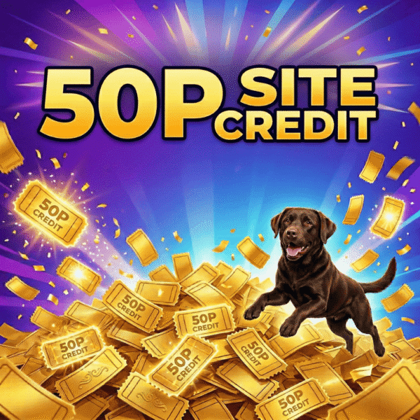 Money Back! - 50p Site Credit