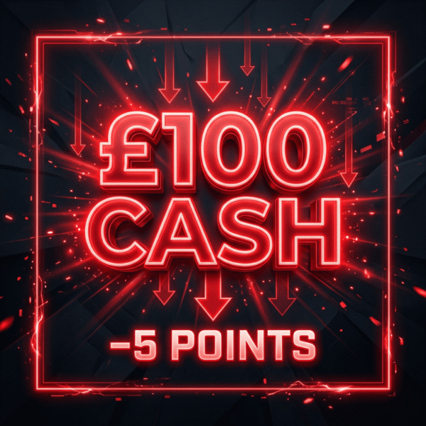 £100 Cash! | -5 Points