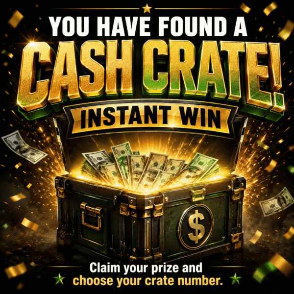 YOU HAVE FOUND A CRATE!
