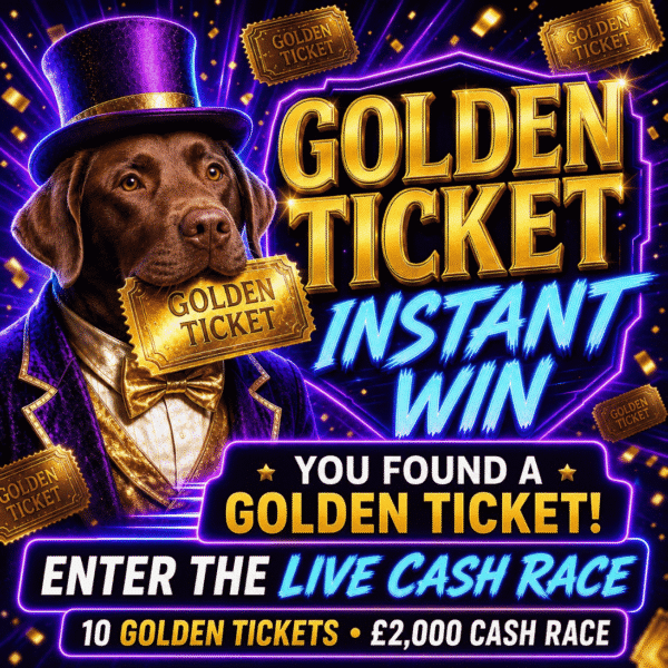Golden Ticket Into Live Race!