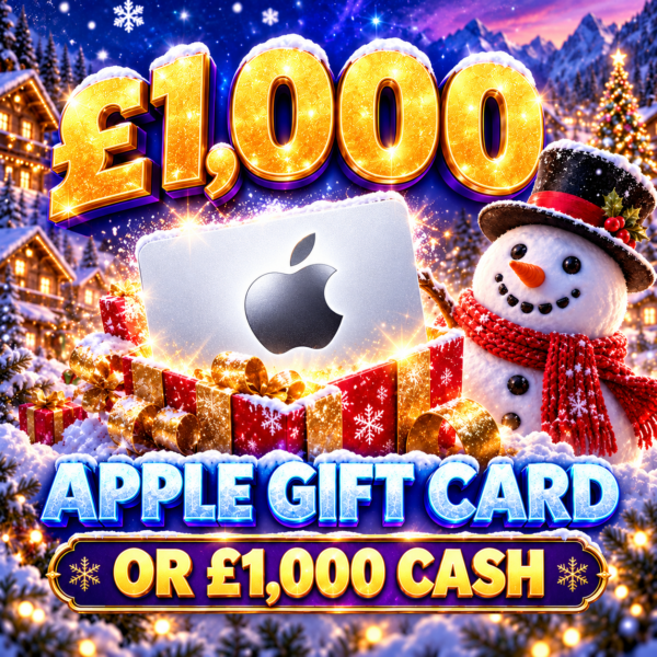 £1,000 Apple Gift Card OR £1,000
