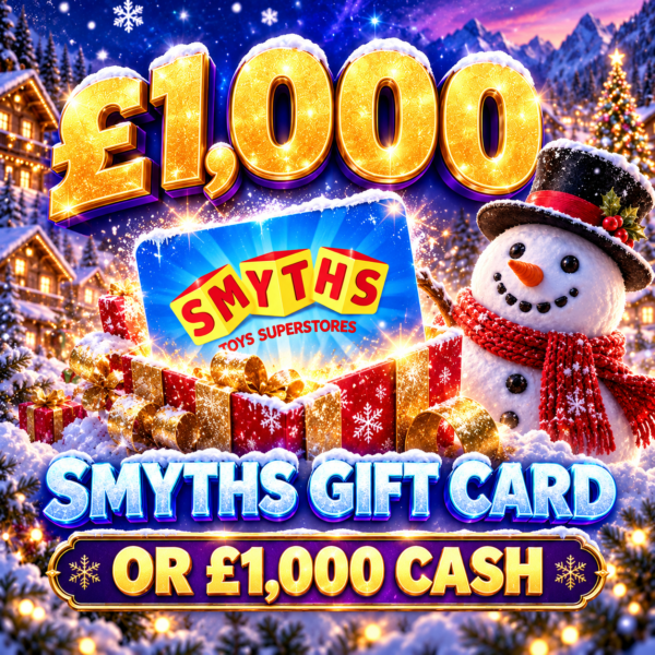 £1,000 Smyths Gift Card OR £1,000